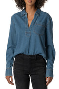 Iris Pullover Denim Shirt