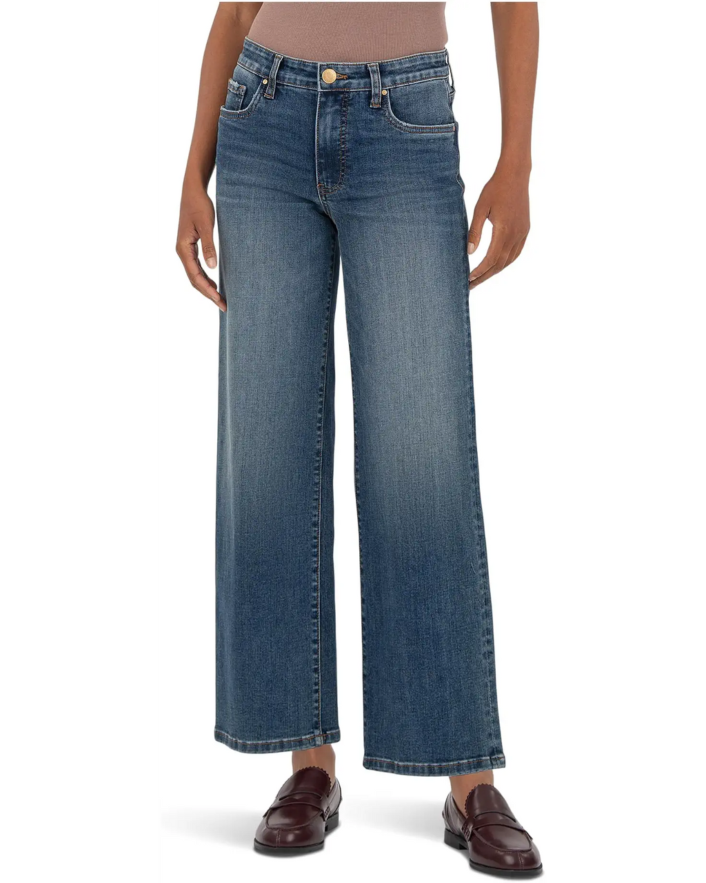 Charlotte High Rise Fab Ab Wide Leg, Consol