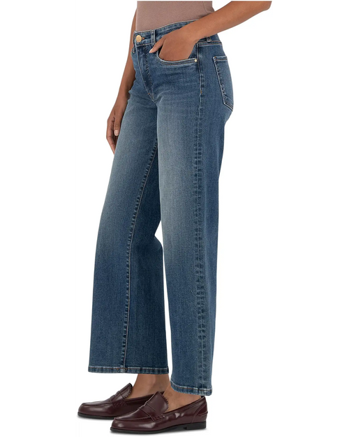 Charlotte High Rise Fab Ab Wide Leg, Consol