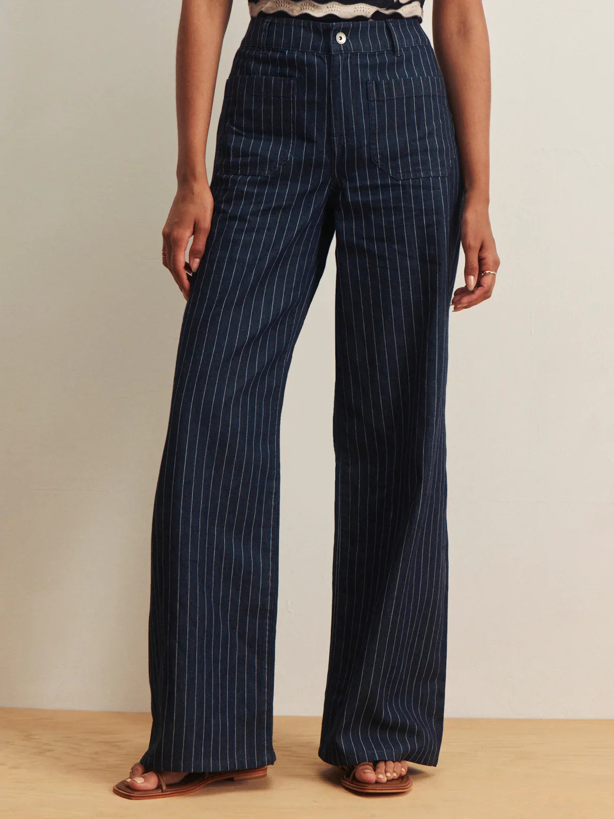 Marine Full Length Pant, Marina Stripe